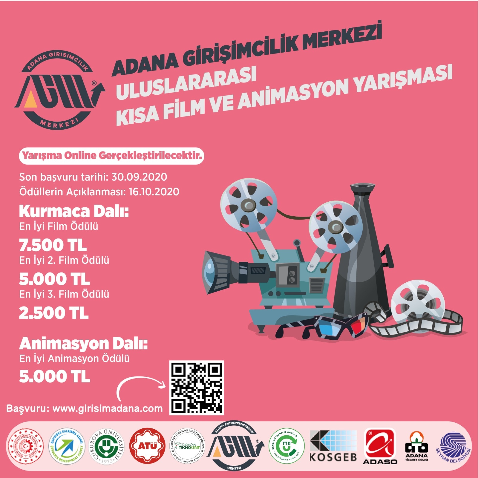 Adana Girişimcilik Merkezi Uluslararası Kısa Film ve Animasyon Yarışması
